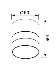 Lámpara de pared/techo Pere - Mantra - Foco de exterior orientable