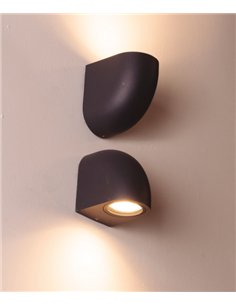 Aplique de pared Baldy - Mantra - Lámpara moderna semicircular