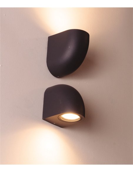 Aplique de pared Baldy - Mantra - Lámpara moderna semicircular