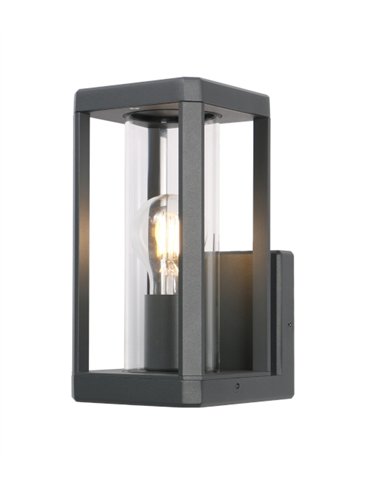 Farol de pared exterior Nevada - Mantra - Lámpara rectangular con vidrio