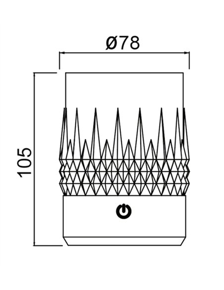 Lámpara de mesa Lax - Mantra - Lámpara decorativa de exterior