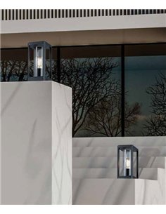 Sobremuro de exterior Nevada - Mantra - Baliza rectangular para jardín