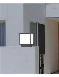 Sobremuro de exterior Utah - Mantra - Baliza cuadrada moderna