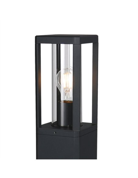 Baliza de exterior Nevada - Mantra - Lámpara negra para iluminar senderos