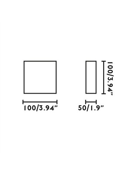 Aplique de pared LED Kaula – Faro – Lámpara para jardines, IP44, 10 cm