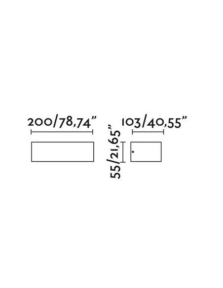 Aplique de pared Takua – Faro – Lámpara de exterior de aluminio en 3 colores