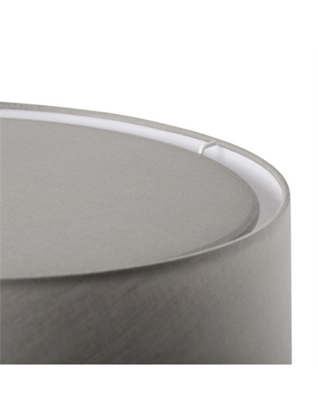 Lámpara de mesa Windsor - Faro - Pantalla de tela gris