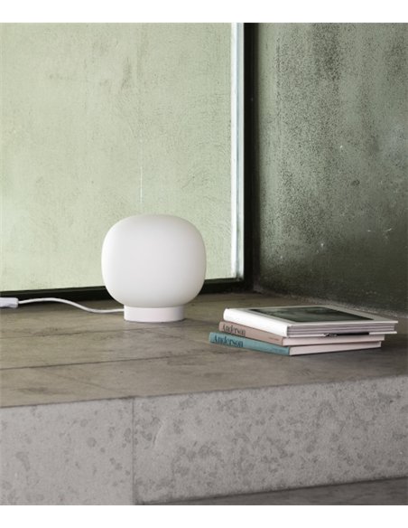 Lámpara de mesa Amelia – Faro – Lámpara tipo bola decorativa