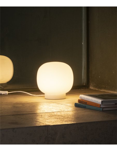 Lámpara de mesa Amelia – Faro – Lámpara tipo bola decorativa