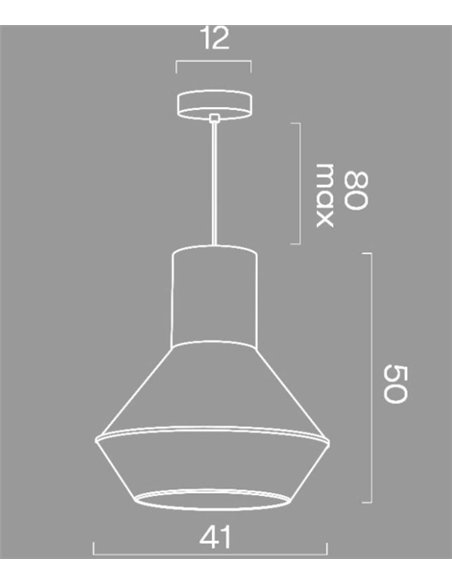 Lámpara colgante Carina - IDP Lampshades - Lámpara de mimbre