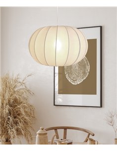 Lámpara colgante Chiquita - IDP Lampshades - Diseño redondo blanco