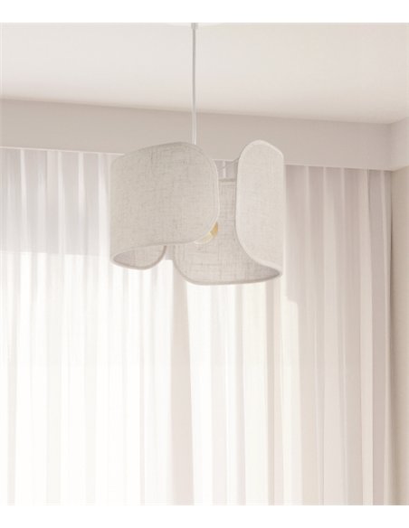 Lámpara colgante Alicante - IDP Lampshades - Pantalla de lino