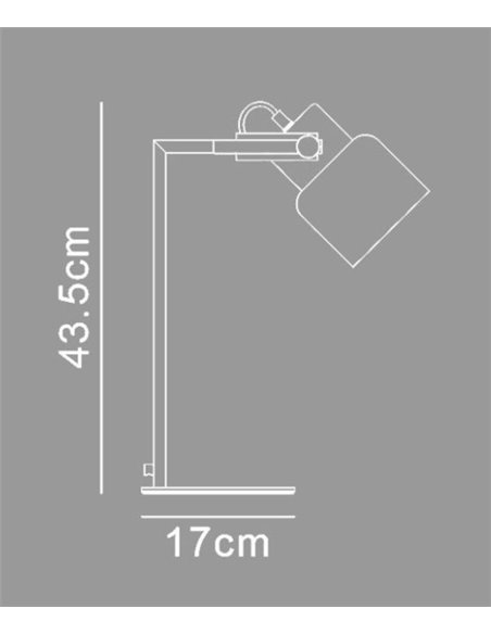 Lámpara de mesa Nordica - IDP Lampshades - Pantalla orientable