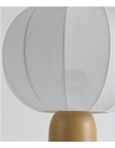 Lámpara de mesa Chiquita - IDP Lampshades - Lámpara textil y cerámica 2