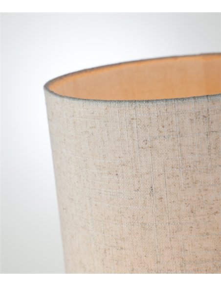 Lámpara de mesa Rodrigo - IDP Lampshades - Diseño de lino y madera