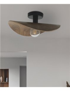 Plafón de techo Makala – IDP Lampshades – Lámpara elegante de madera