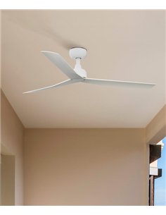 Ventilador de techo sin luz Marine - Faro - Ventilador de exterior ultrasilencioso con palas ABS