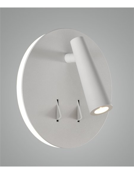 Aplique de pared Panau - ACB - Lámpara de lectura, orientable 