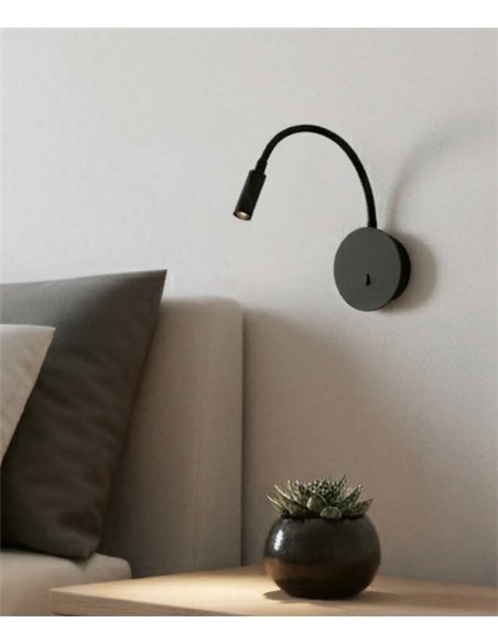 Aplique de Pared Lyon - ACB - Lámpara de pared de lectura orientable