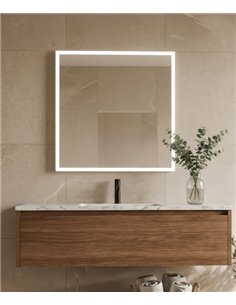 rev-Espejo iluminado para baño Amanzi - ACB - Disponible en 3 tamaños, LED 3000K