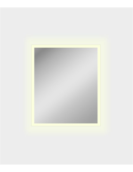 rev-Espejo iluminado para baño Amanzi - ACB - Disponible en 3 tamaños, LED 3000K