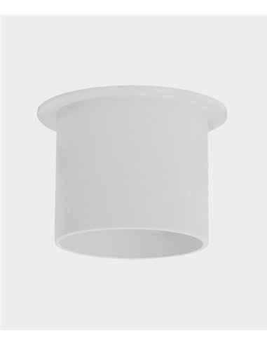 Foco empotrable de techo Mini Zoom - ACB - Diseño redondo, Ø 5,6 cm