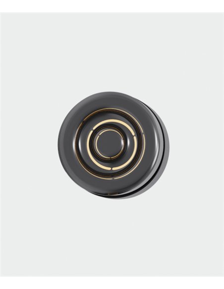 Lámpara de techo/pared Eclipse - ACB - Lámpara LED decorativa de cristal fumé
