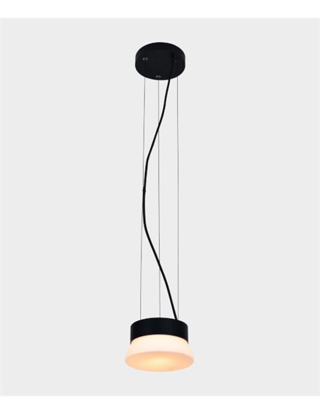 Lampara colgante Trap - ACB - Diseño redondo con pantalla opal
