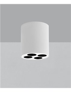 Foco de techo Invisible - ACB - Lámpara de superficie LED cilíndrico multipunto 2