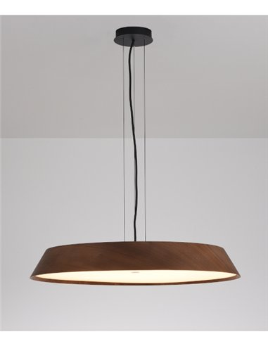 Colgante de techo Cora - ACB - Lámpara moderna de madera natural