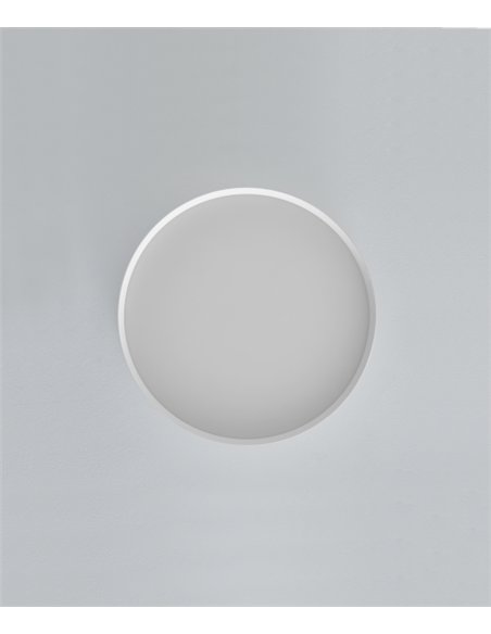 Lámpara de techo/pared Paris - ACB - Diseño cilíndrico moderno blanco