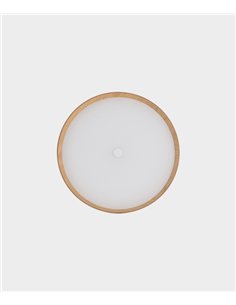 Plafón de techo Cora - ACB Lighting - Lámpara moderna de madera natural