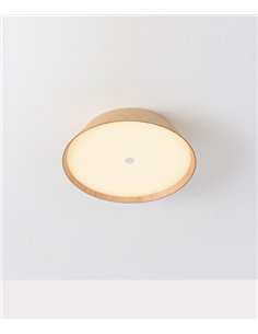 Plafón de techo Cora - ACB Lighting - Lámpara moderna de madera natural 2