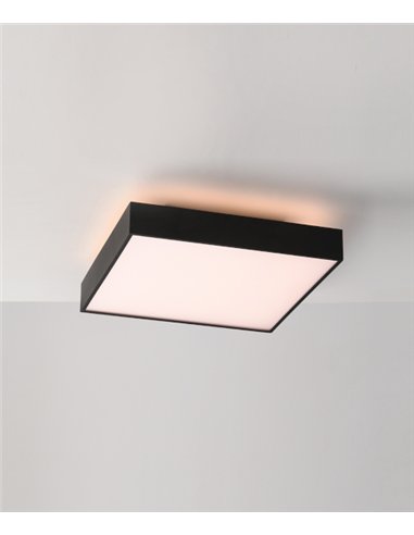 Lámpara de pared/techo Oporto - ACB - Lámpara LED moderna cuadrada
