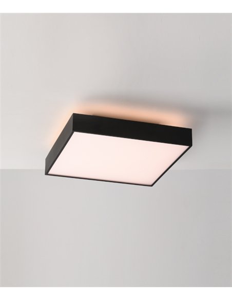 Lámpara de pared/techo Oporto - ACB - Lámpara LED moderna cuadrada