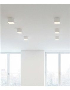 Plafón de techo Tech - ACB - Plafón LED técnico cilíndrico