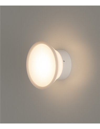 Lámpara de pared/techo Yes - ACB - Lámpara LED exterior redonda IP65