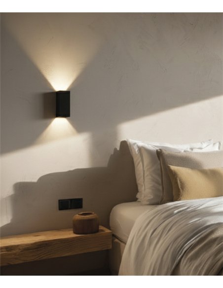 Aplique de pared Lumo - ACB - Lámpara de exterior LED bidireccional IP65