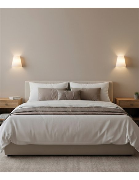 Aplique de pared Talya - ACB - Lámpara decorativa con pantalla textil
