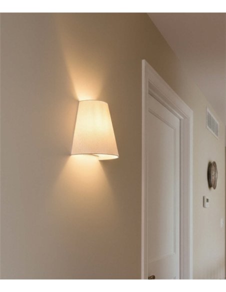 Aplique de pared Talya - ACB - Lámpara decorativa con pantalla textil