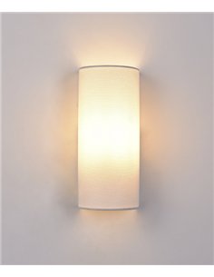 Aplique de pared Luma - ACB - Lámpara moderna con pantalla textil 2