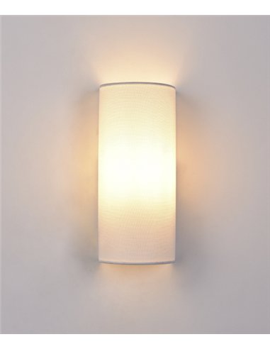 Aplique de pared Luma - ACB - Lámpara moderna con pantalla textil