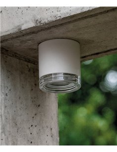 Plafón de exterior Artic - ACB - Lámpara de techo cilíndrica GU10