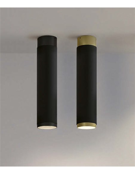Plafón de techo Lux - ACB - Foco LED cilíndrico alargado de superficie