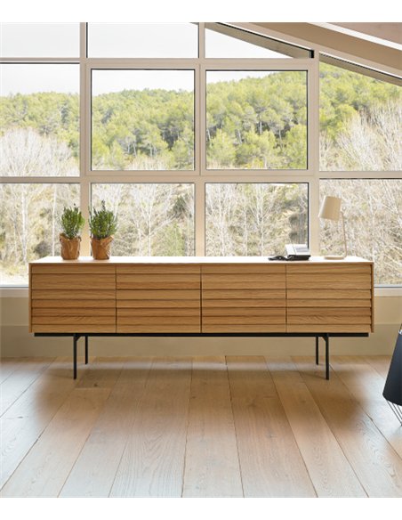Aparador Sussex - Punt Mobles - Fabricado en madera de roble o nogal