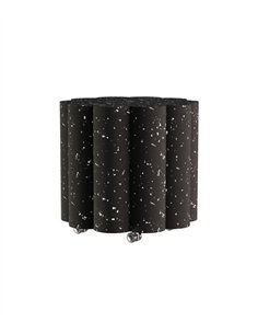 Taburete Nuvol - Punt Mobles - Taburete negro hecho de materiales reciclados 2