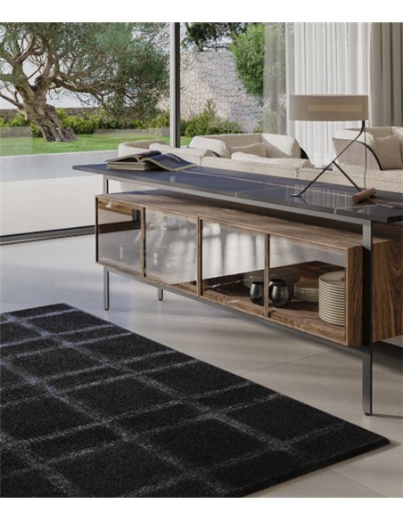 Alfombra Chicago Charcoal - Punt Mobles - Hecha a mano, 80% lana de Nueva Zelanda