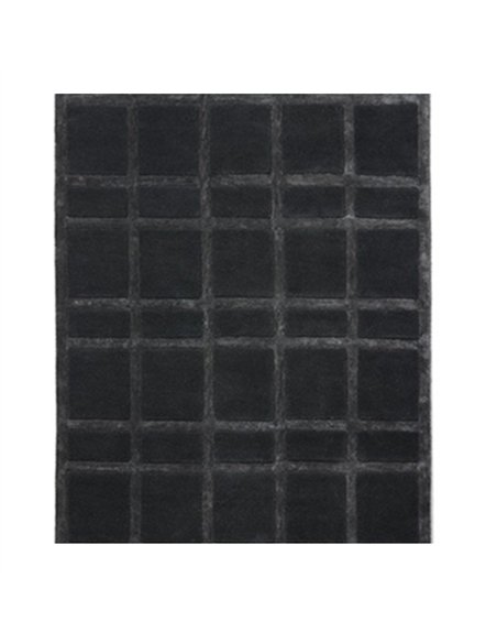 Alfombra Chicago Charcoal - Punt Mobles - Hecha a mano, 80% lana de Nueva Zelanda