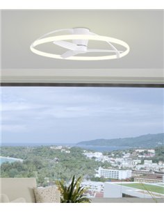 Plafón ventilador Nepal, by José Ignacio Ballester - Mantra - SMART y silencioso, diseño moderno