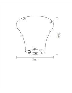 Soporte fijo ventilador - ALG 2